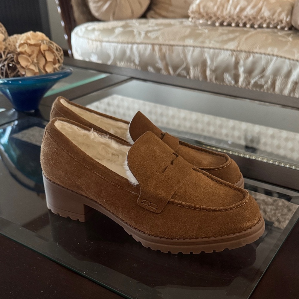 Cole Haan Camea Lug Sole Penny Loafer